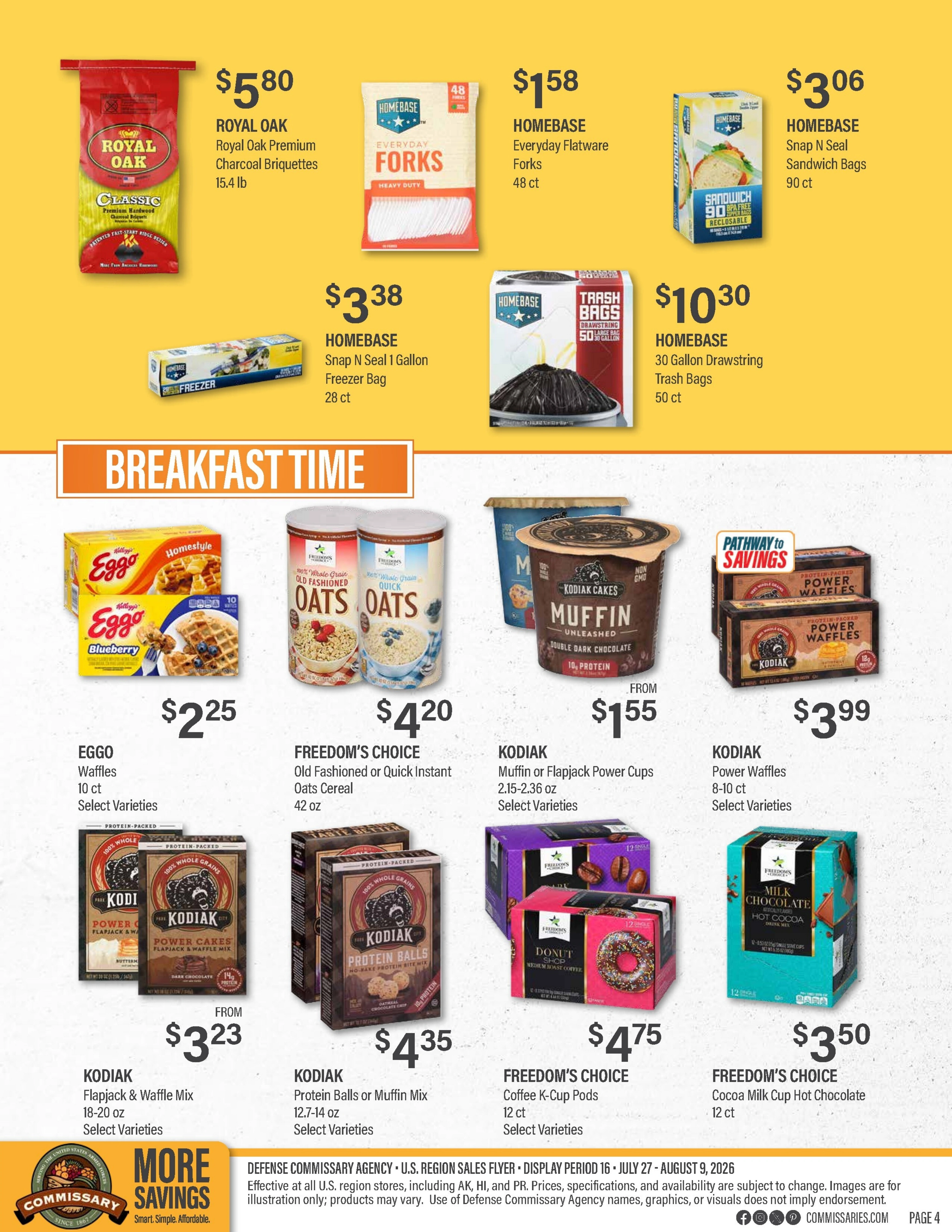 Commissary flyer page 4