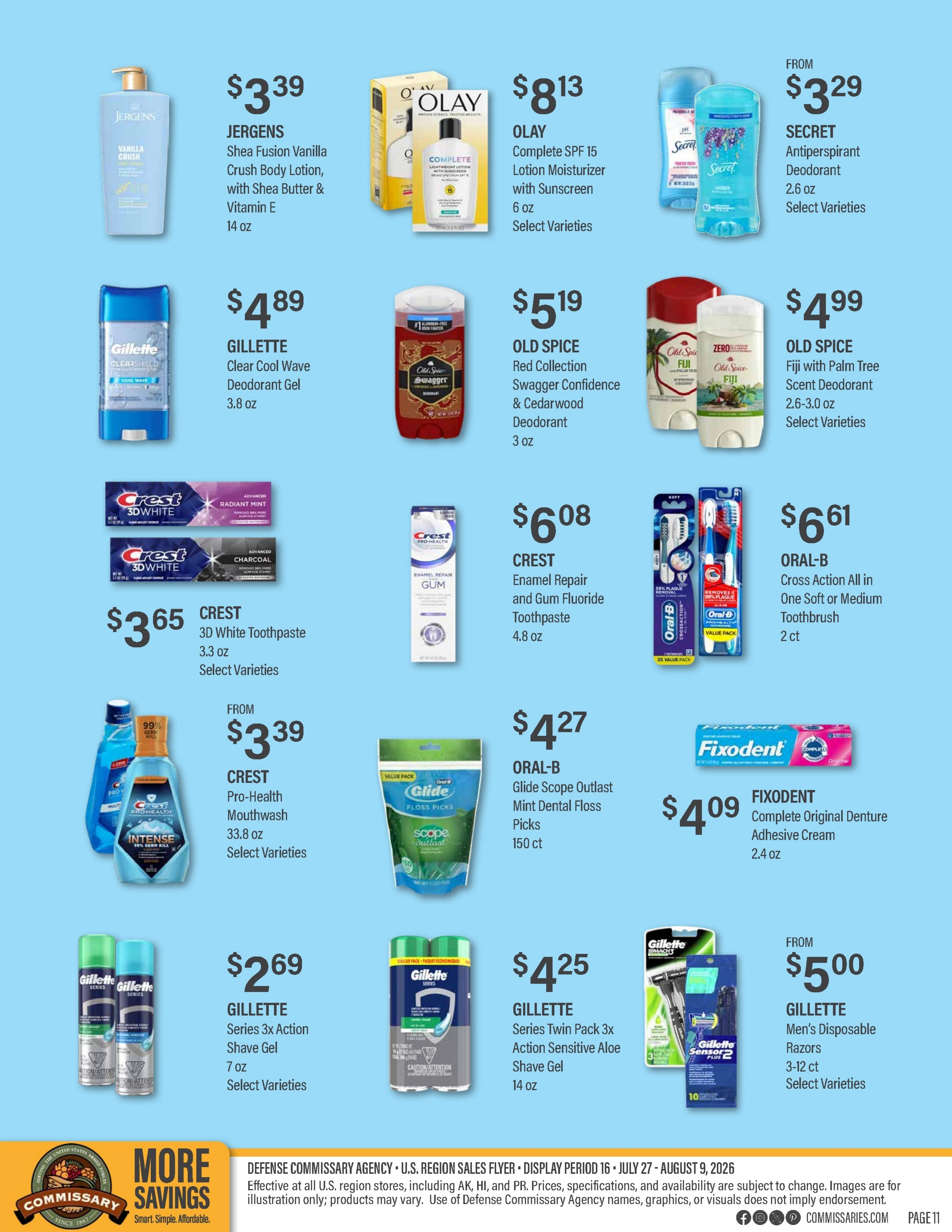 Commissary flyer page 11