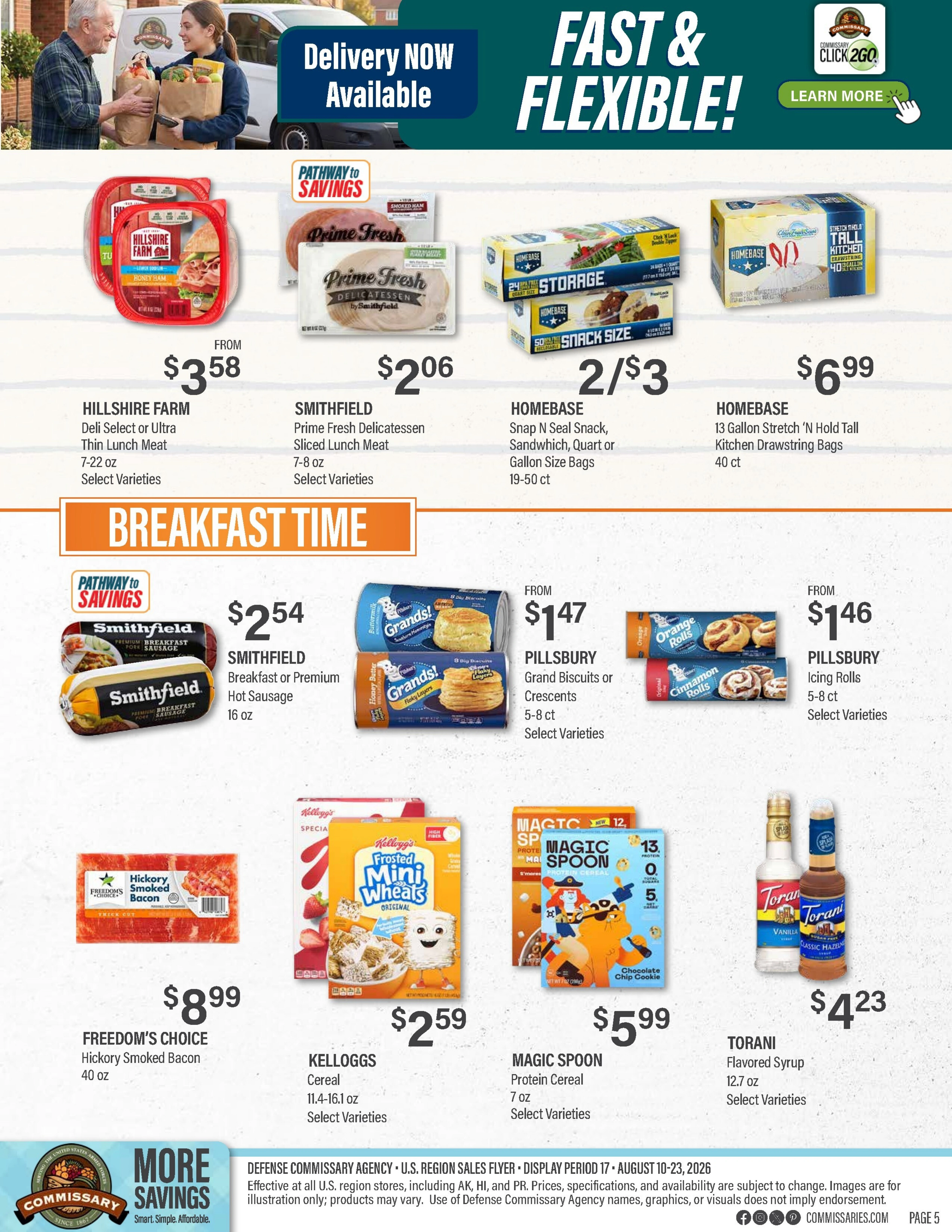 Commissary flyer page 5