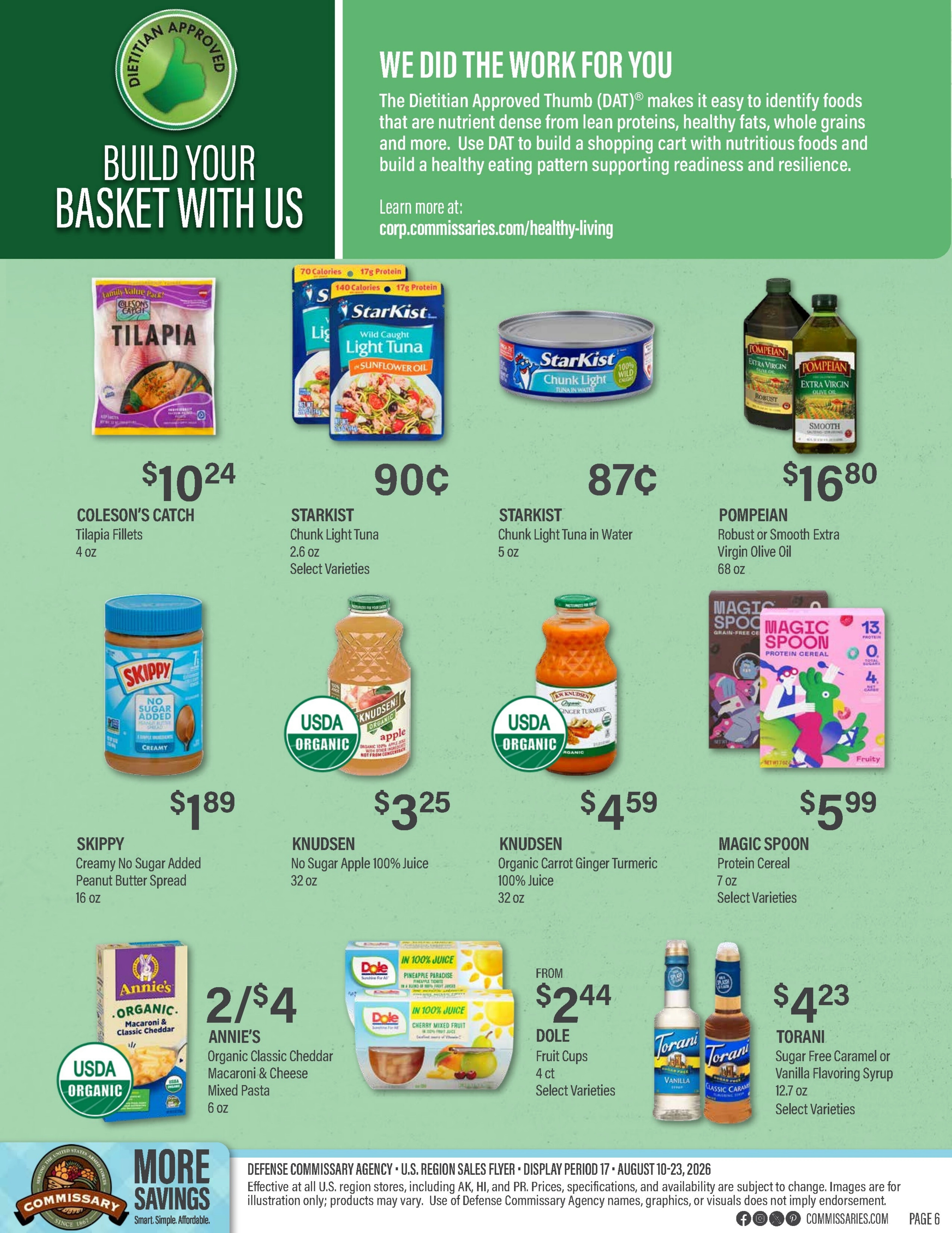 Commissary flyer page 6