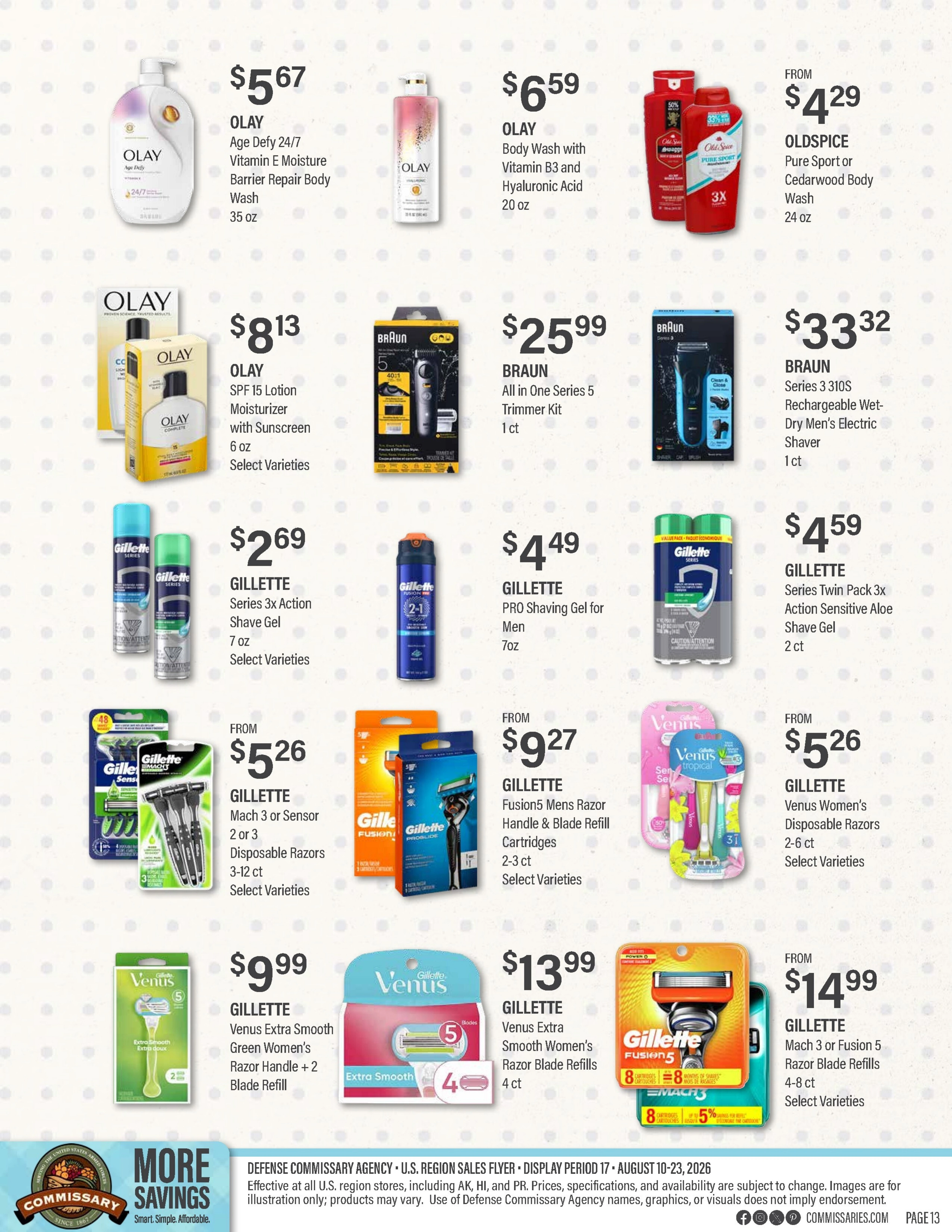 Commissary flyer page 13