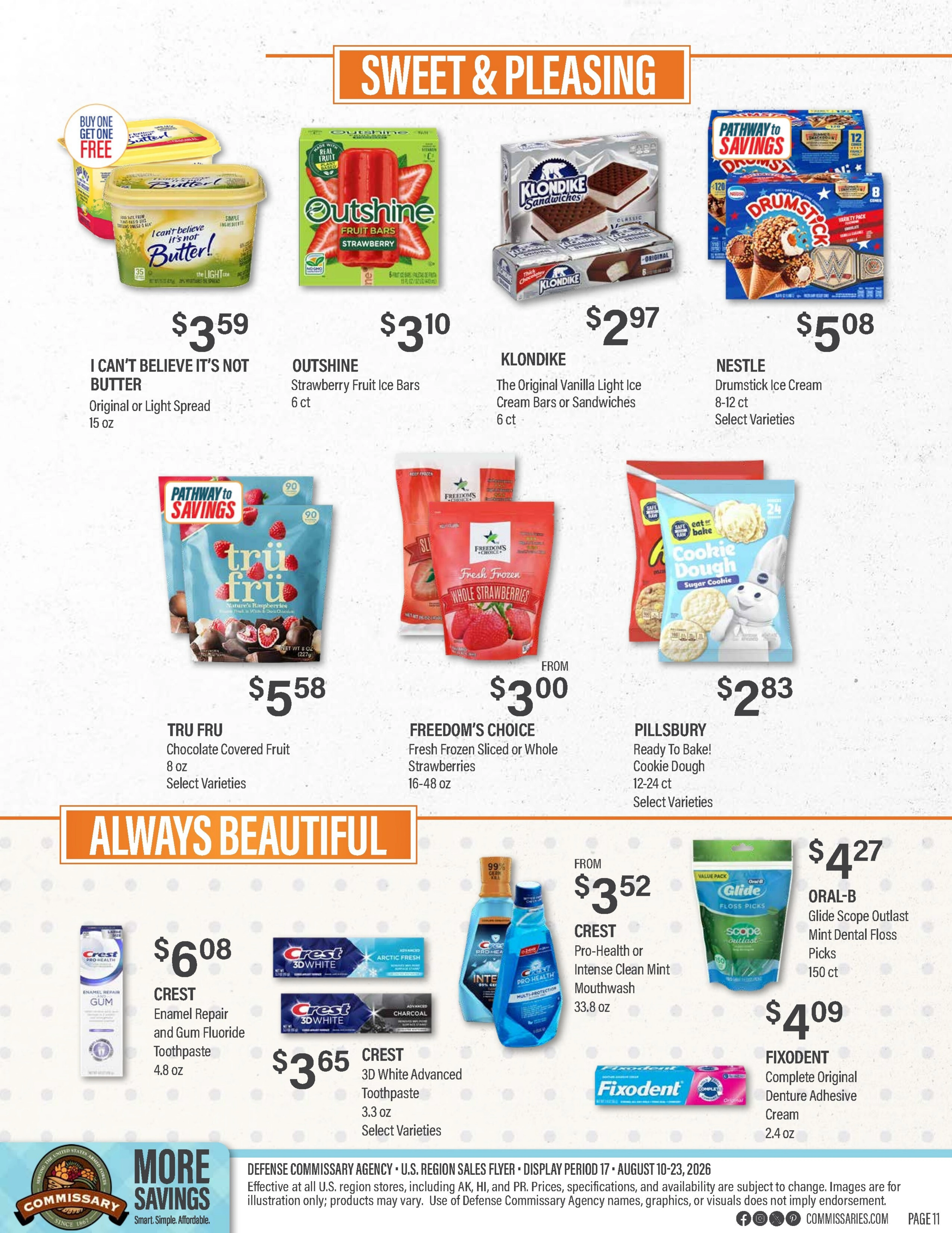 Commissary flyer page 11