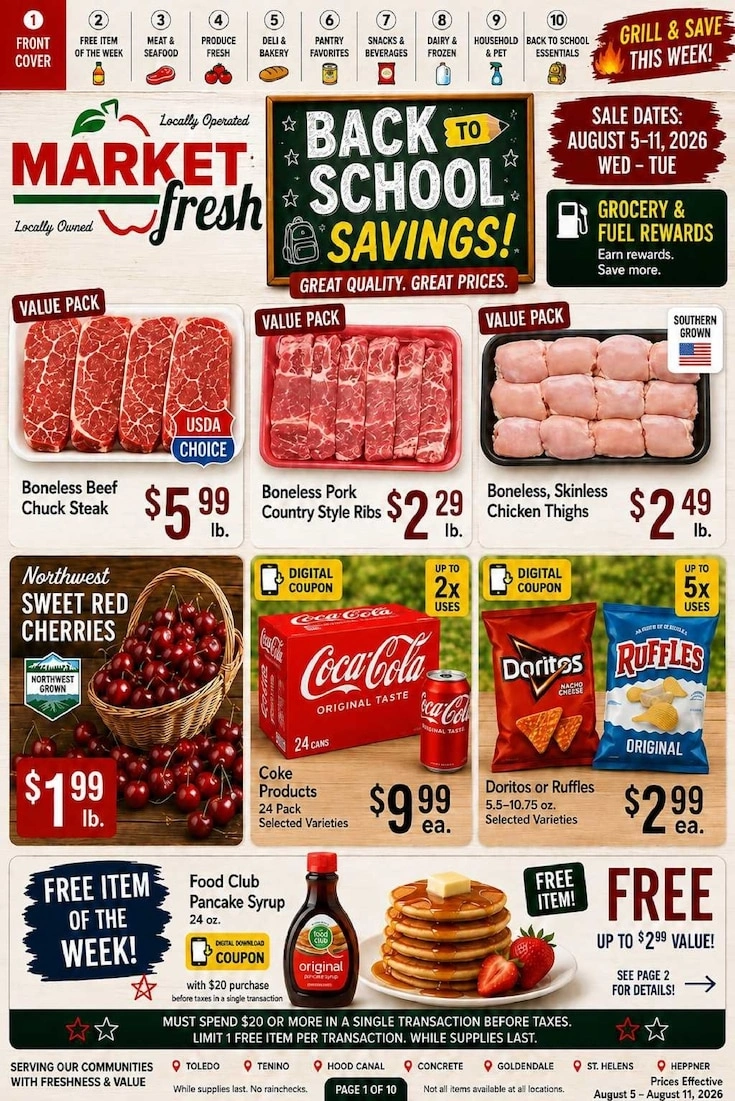 Concrete Market Fresh flyer page 1