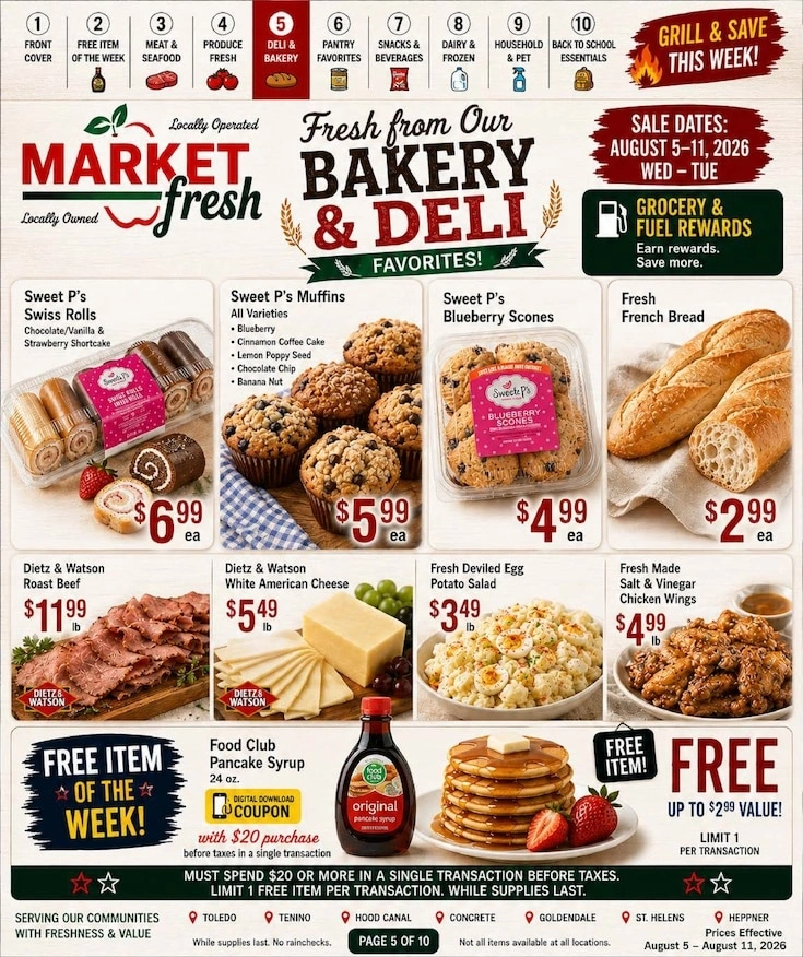 Concrete Market Fresh flyer page 5