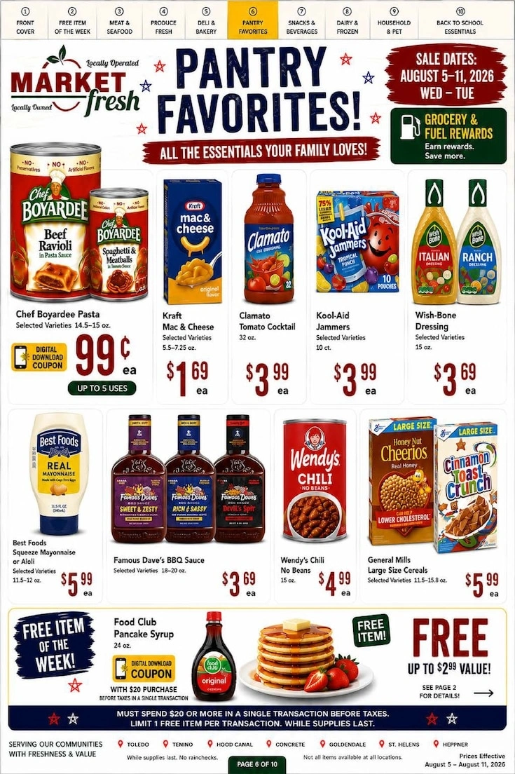 Concrete Market Fresh flyer page 6