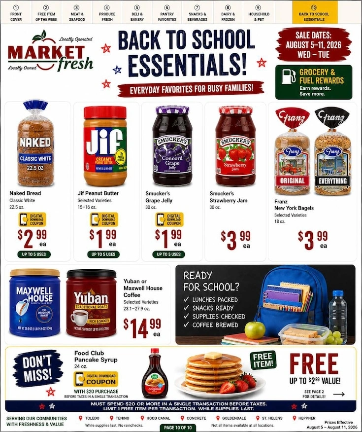 Concrete Market Fresh flyer page 10