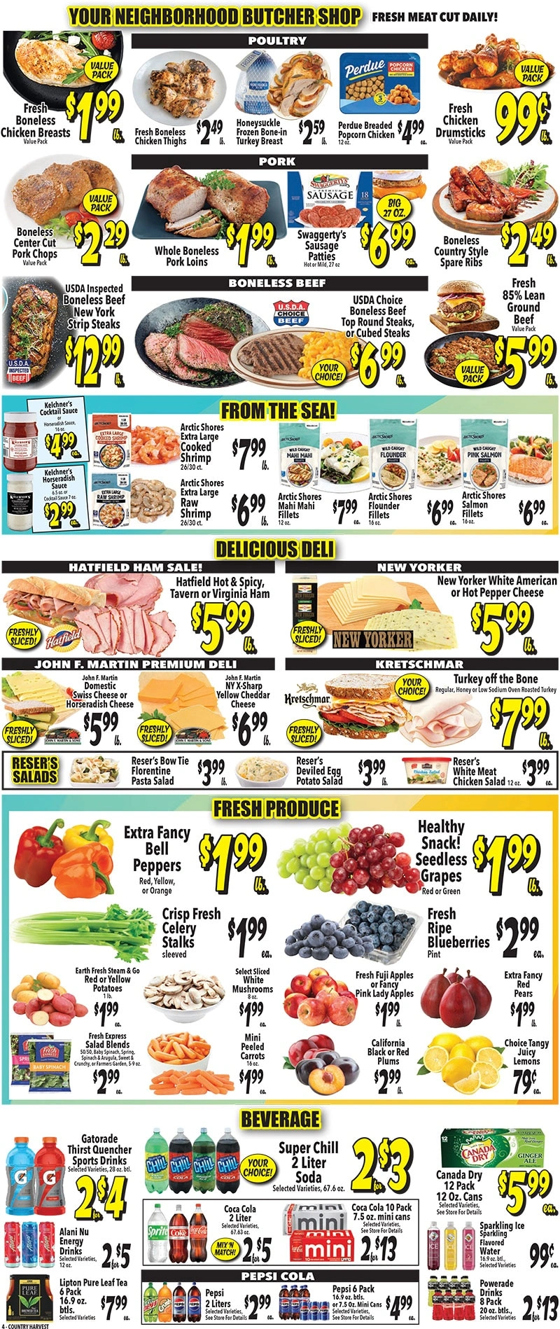 Country Harvest Family Market flyer page 4