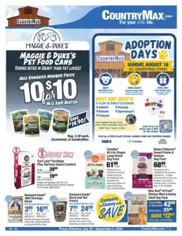CountryMax Weekly Ad
