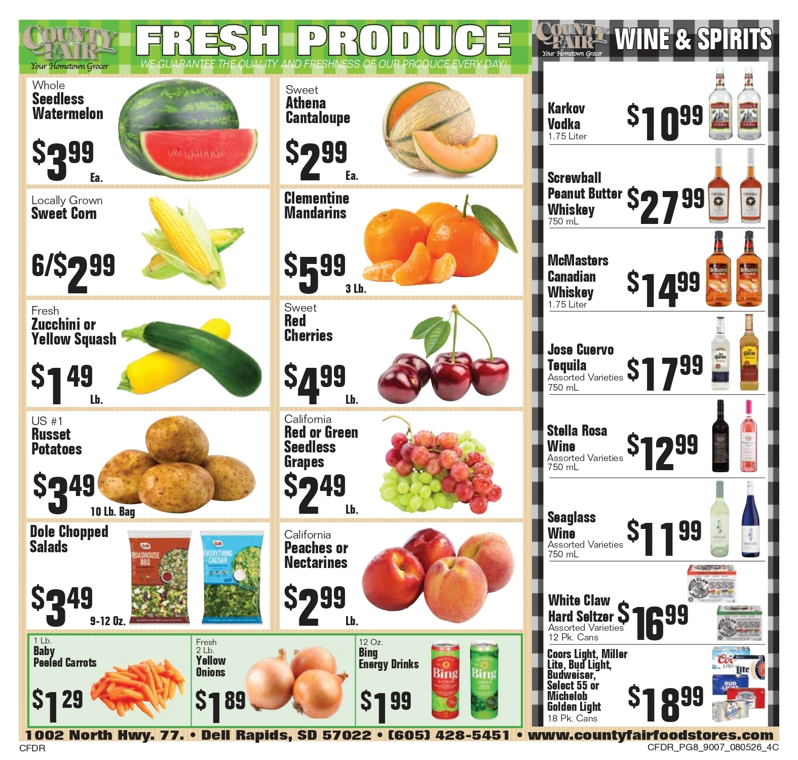 County Fair Food Stores flyer page 8