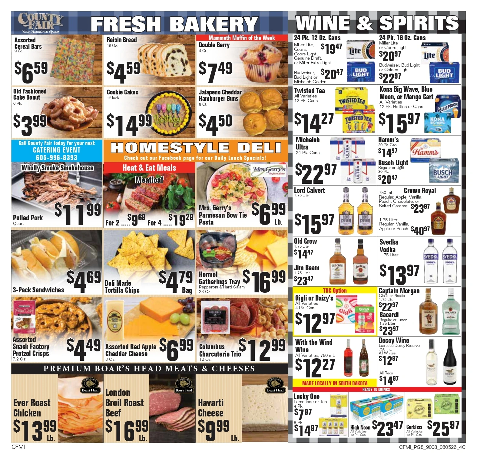 County Fair Food Stores flyer page 8