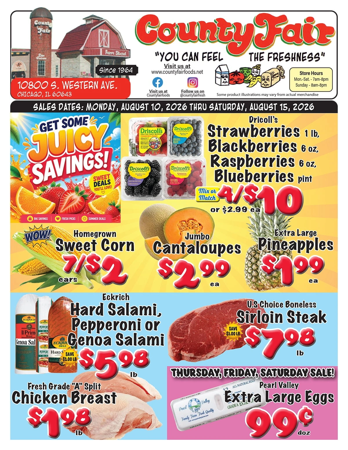 County Fair Foods flyer page 1