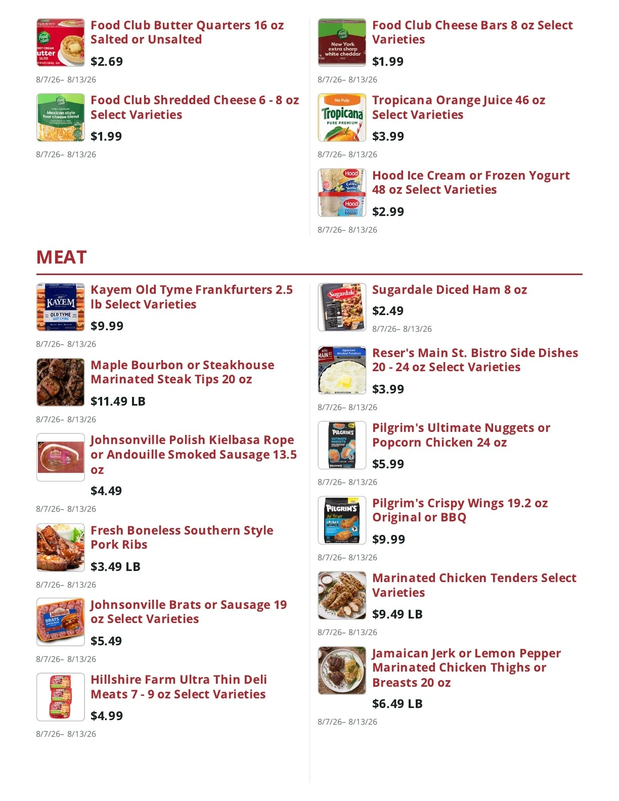 County Yankee Grocer flyer page 2