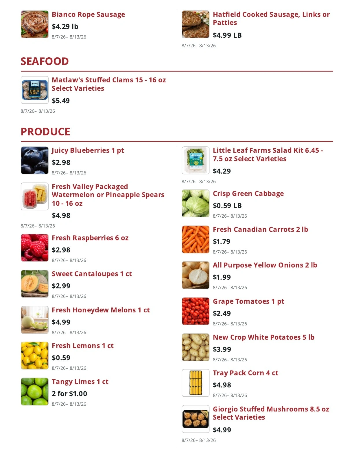 County Yankee Grocer flyer page 3