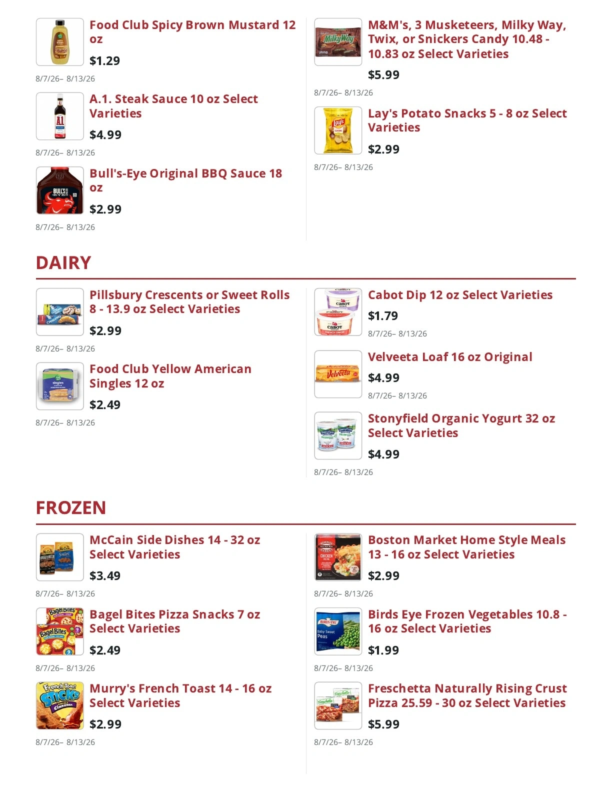 County Yankee Grocer flyer page 6