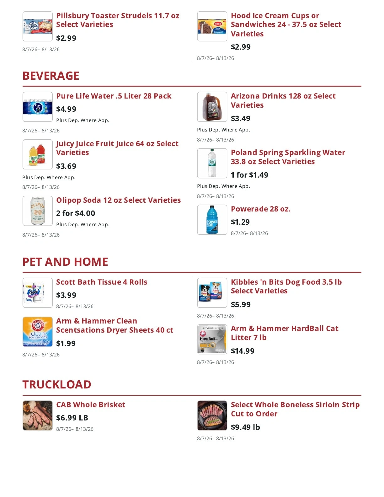 County Yankee Grocer flyer page 7