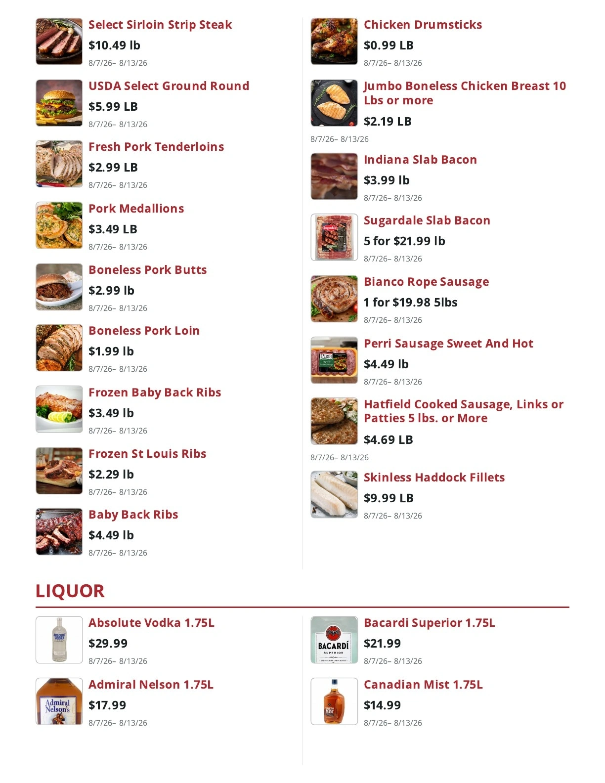 County Yankee Grocer flyer page 8