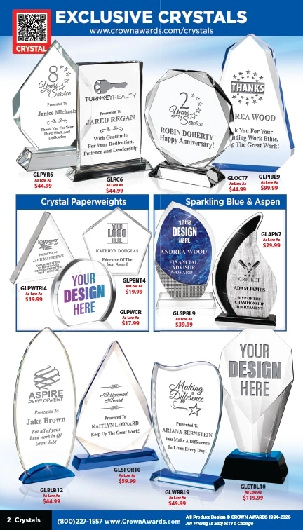 Crown Awards flyer page 2