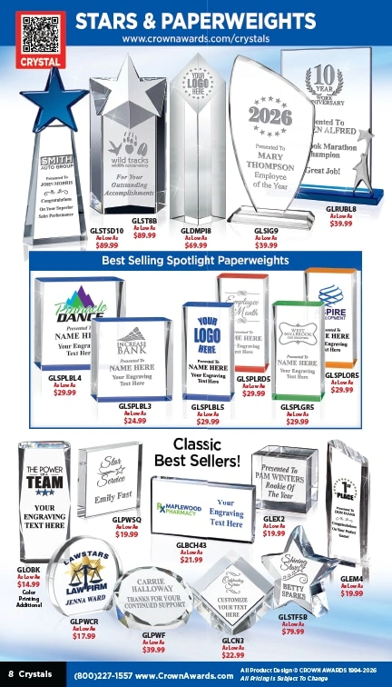 Crown Awards flyer page 8