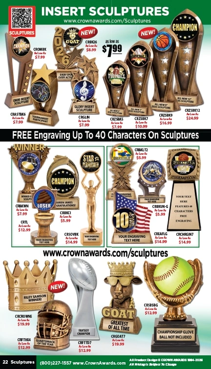 Crown Awards flyer page 22