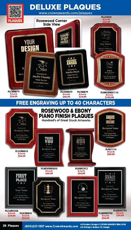 Crown Awards flyer page 28