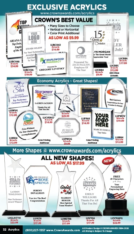Crown Awards flyer page 32