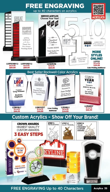 Crown Awards flyer page 35