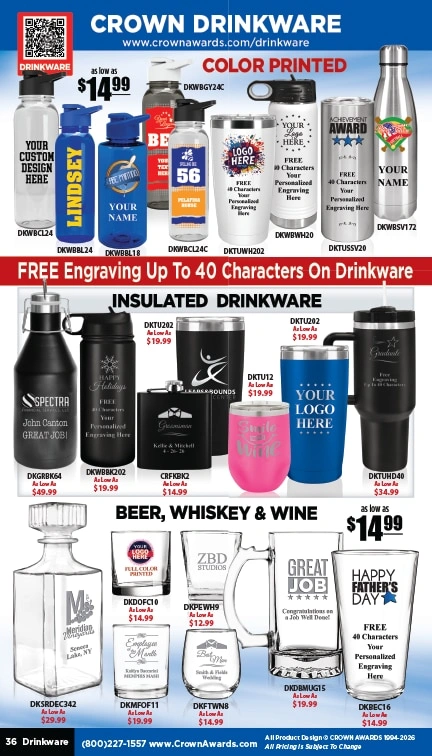 Crown Awards flyer page 36