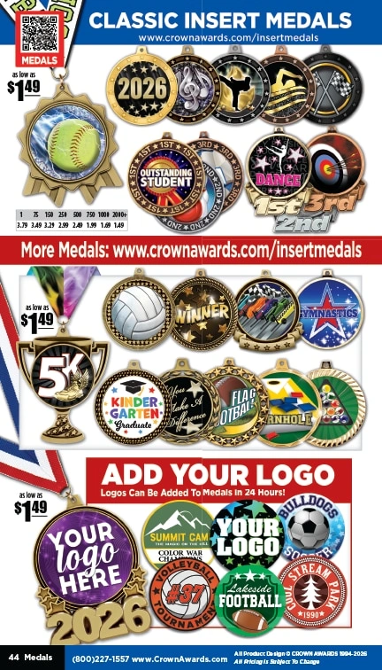 Crown Awards flyer page 44