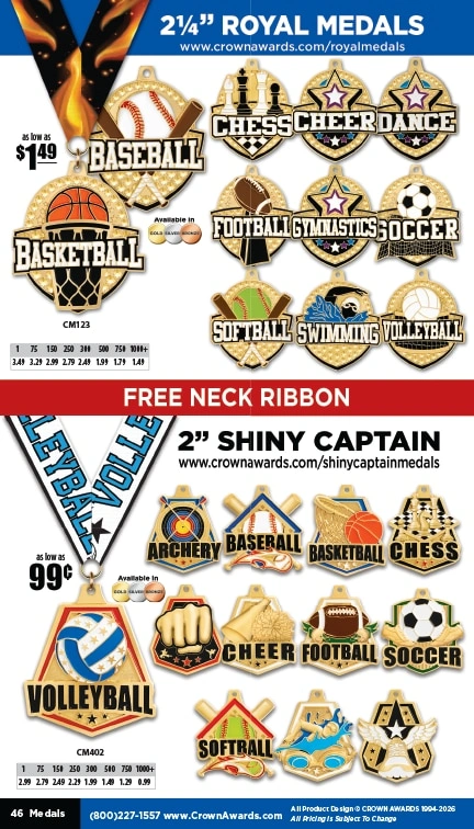 Crown Awards flyer page 46