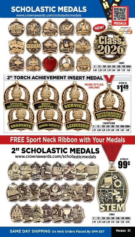 Crown Awards flyer page 51