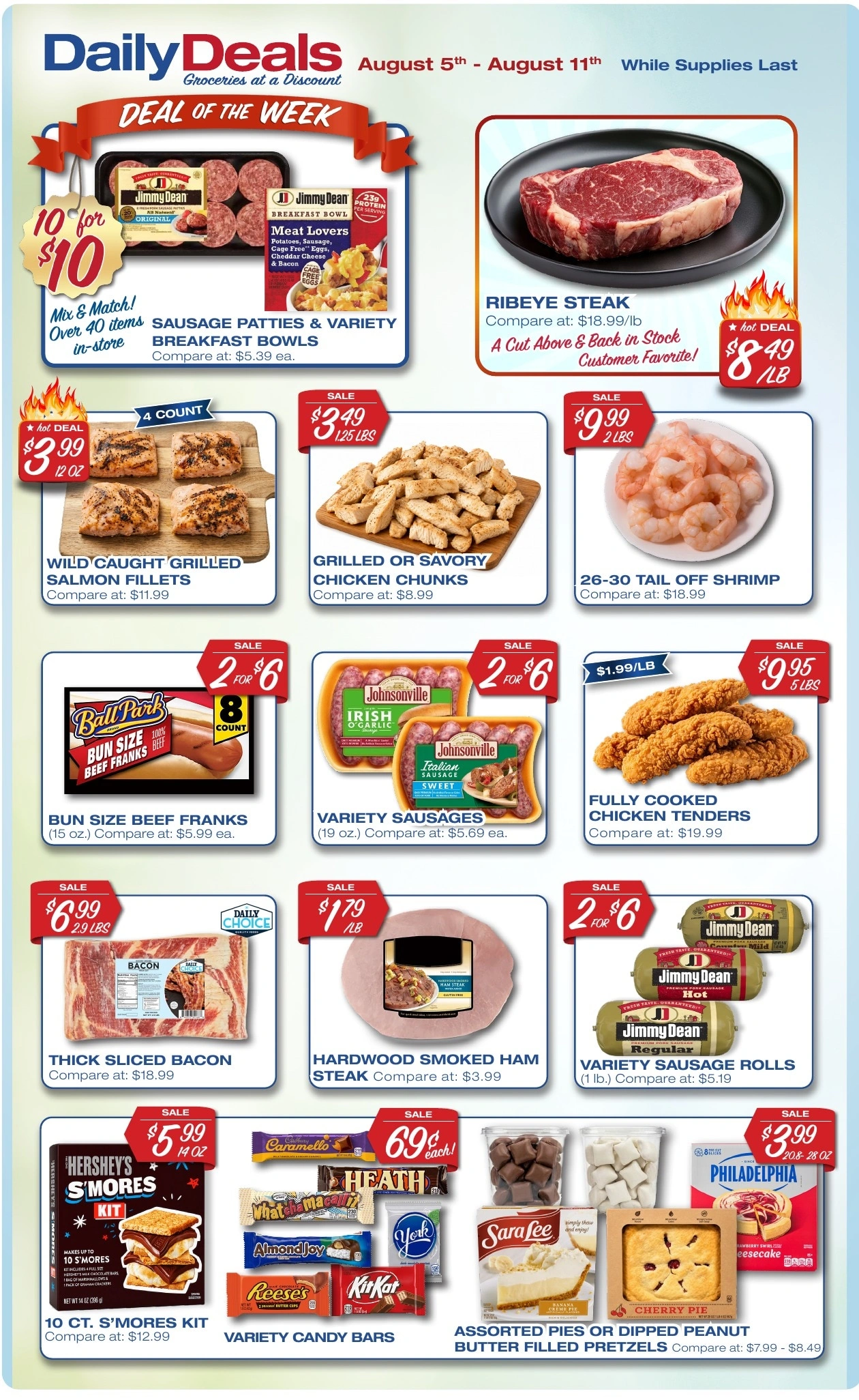 Daily Deals Food Outlet flyer page 1