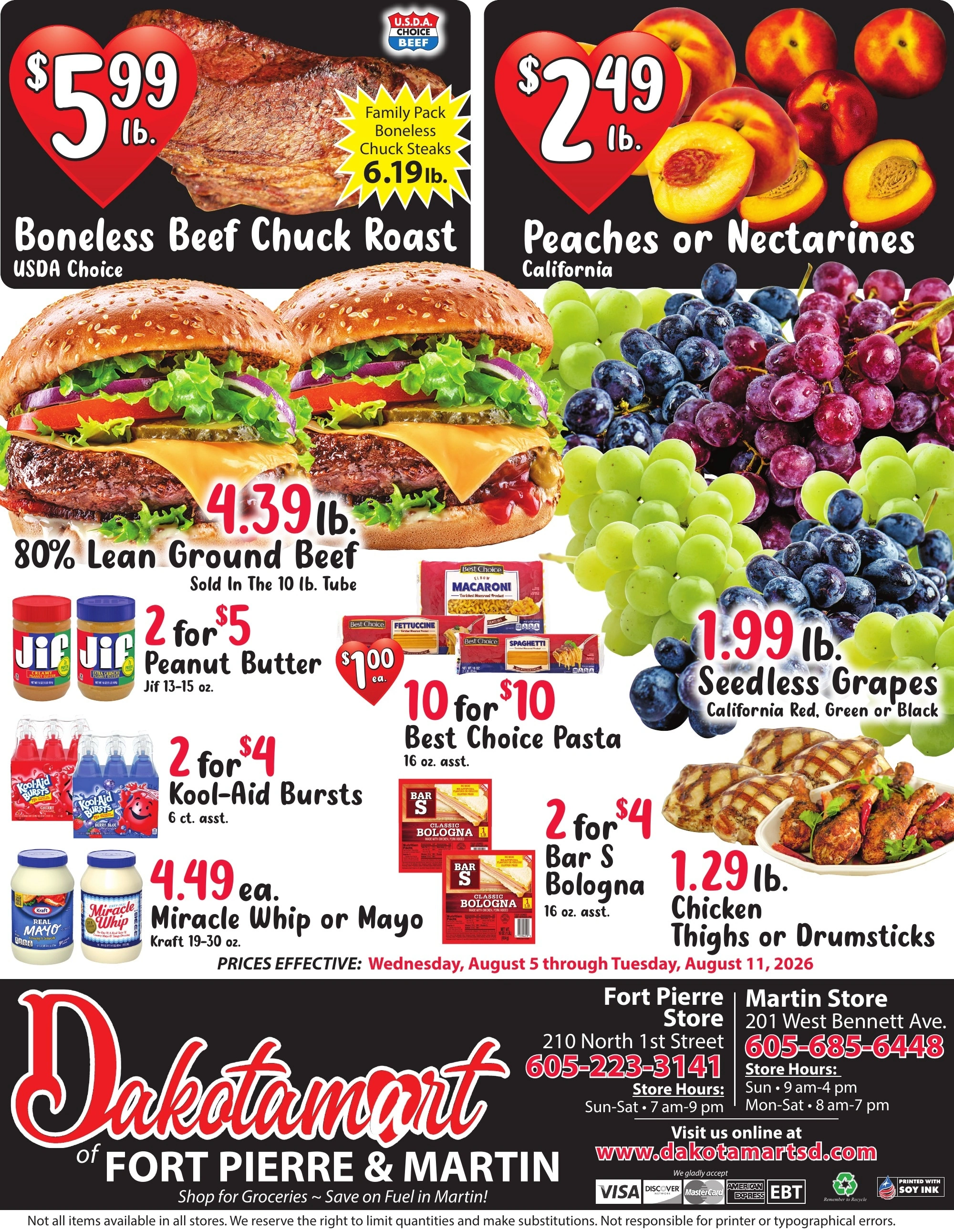 Dakotamart flyer page 1