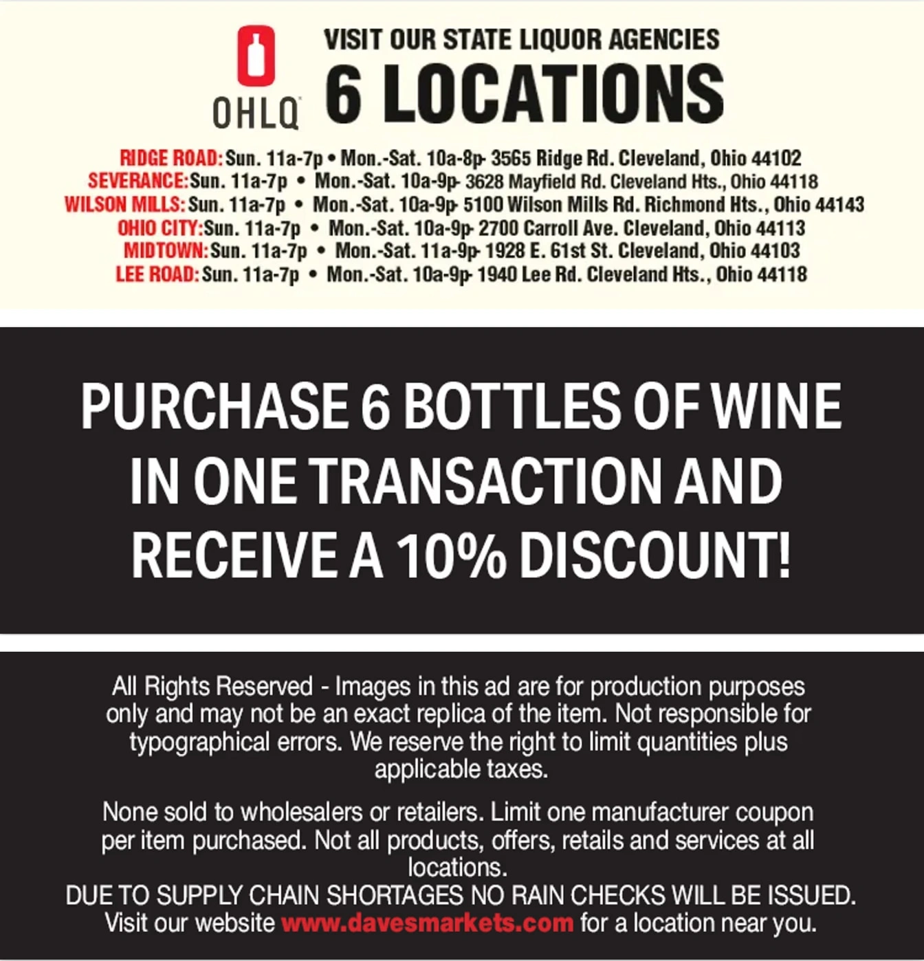 Dave's Markets flyer page 28