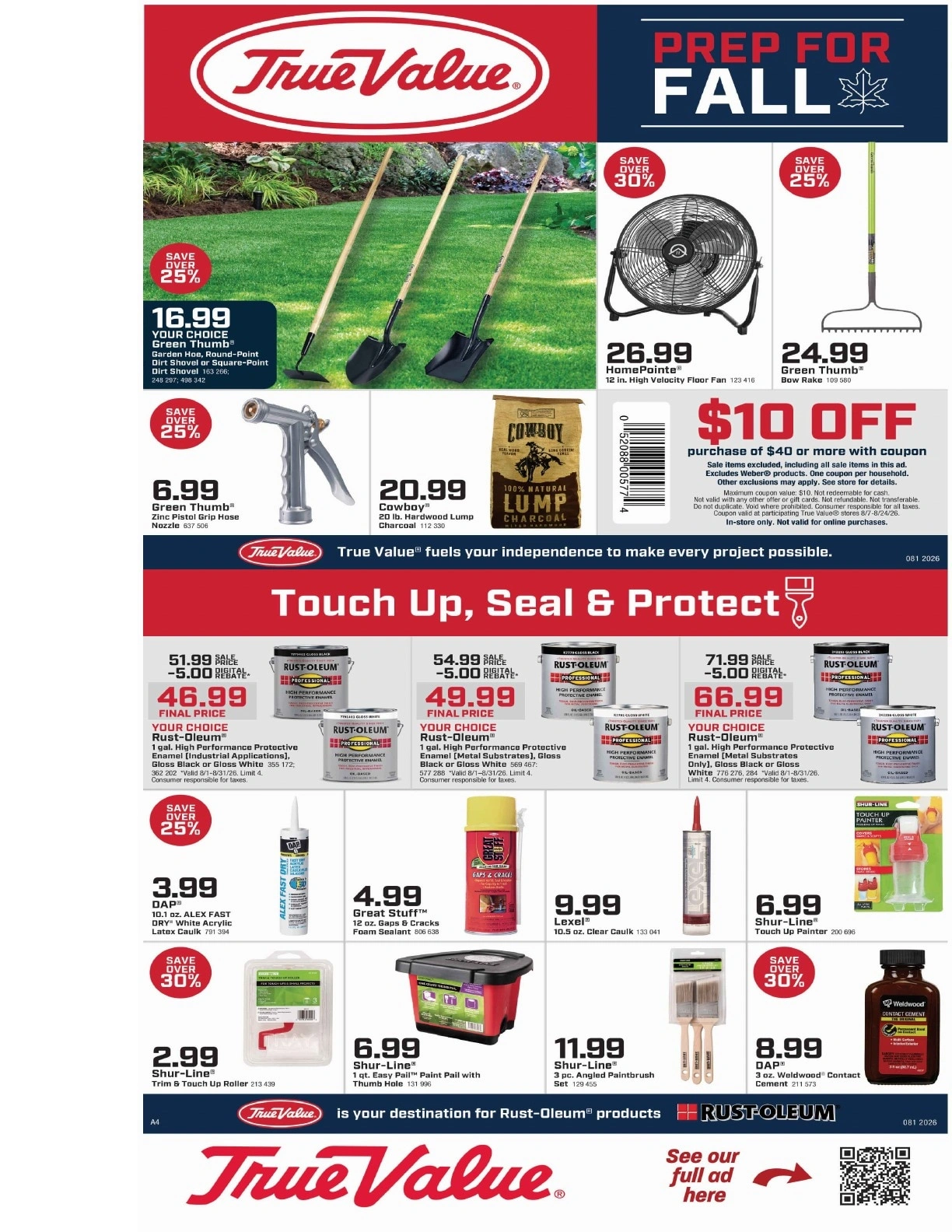 Davis Food & Drug flyer page 1
