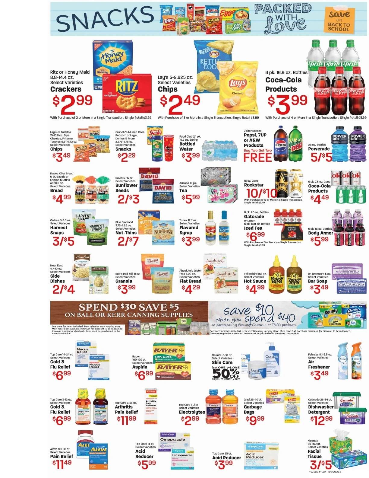 Davis Food & Drug flyer page 5