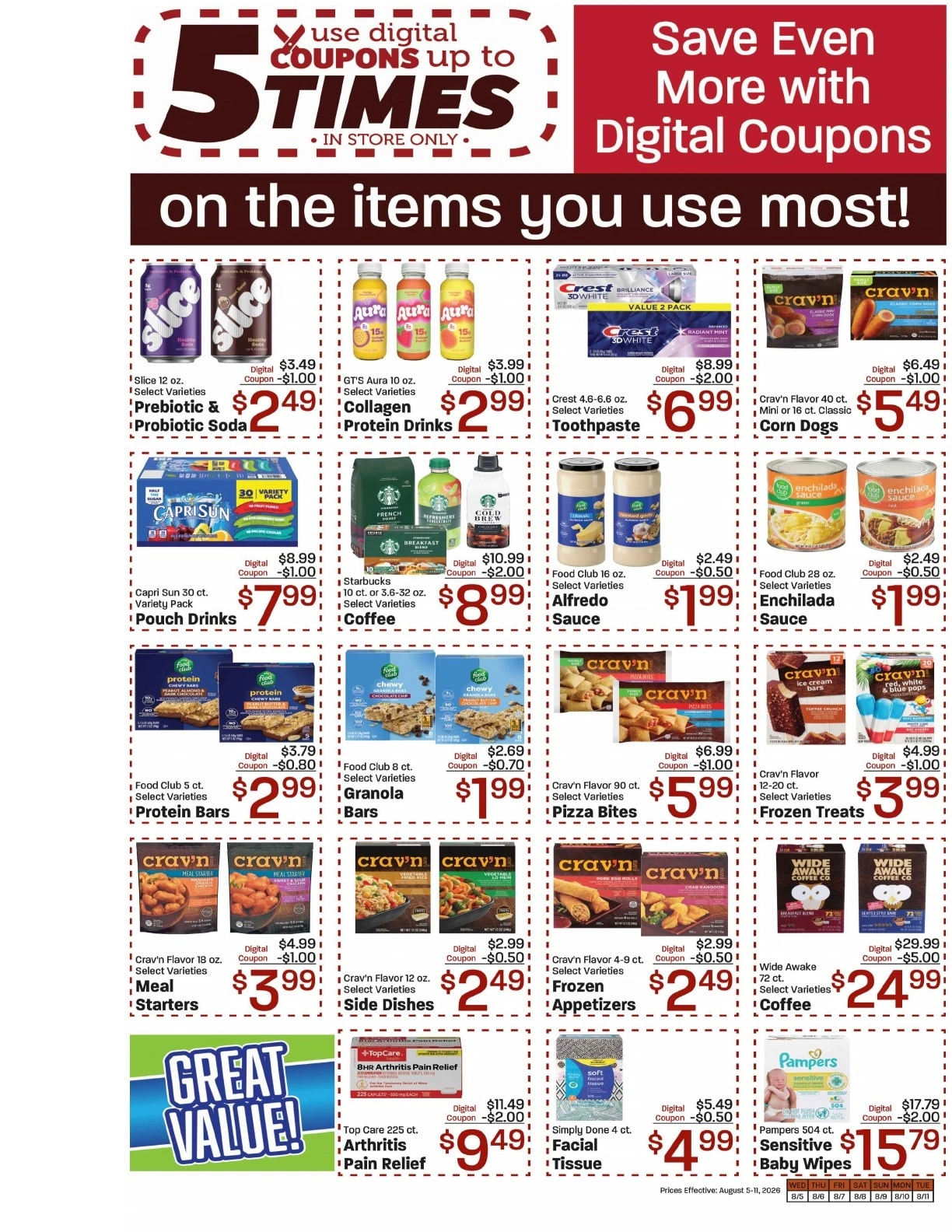 Davis Food & Drug flyer page 8