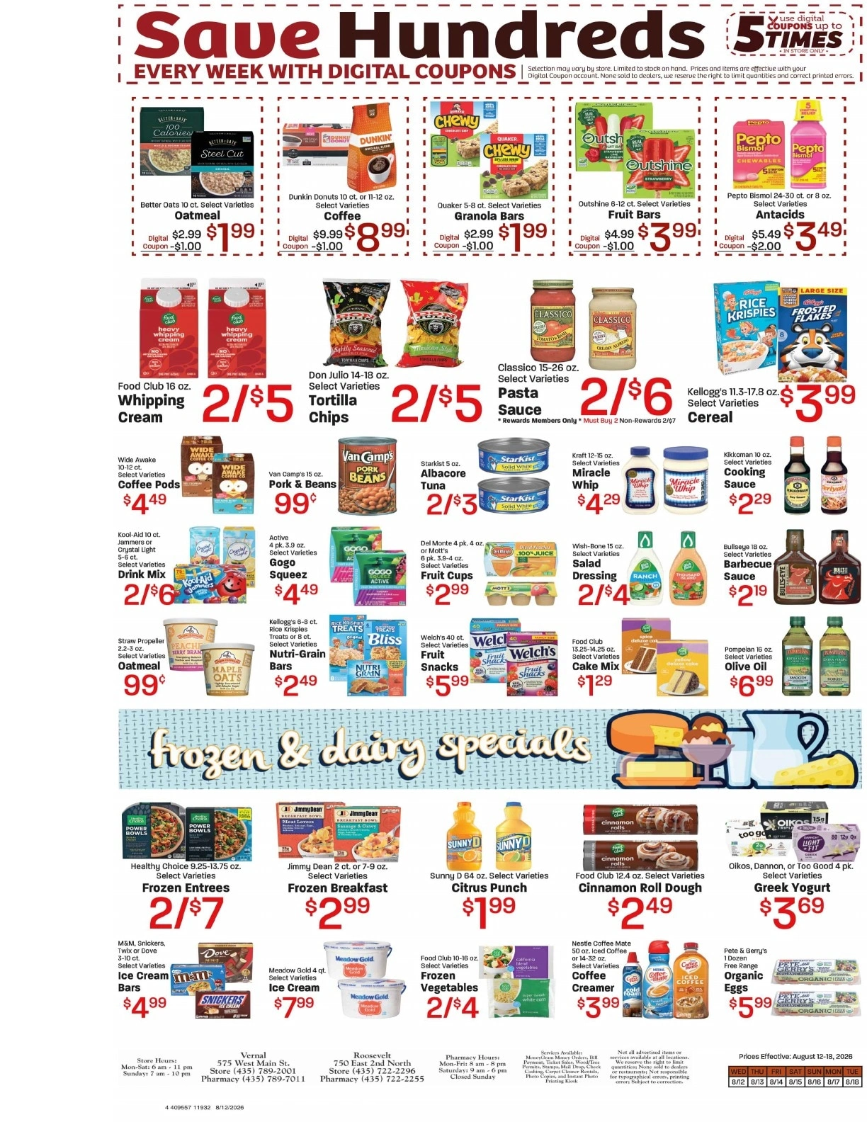 Davis Food & Drug flyer page 4