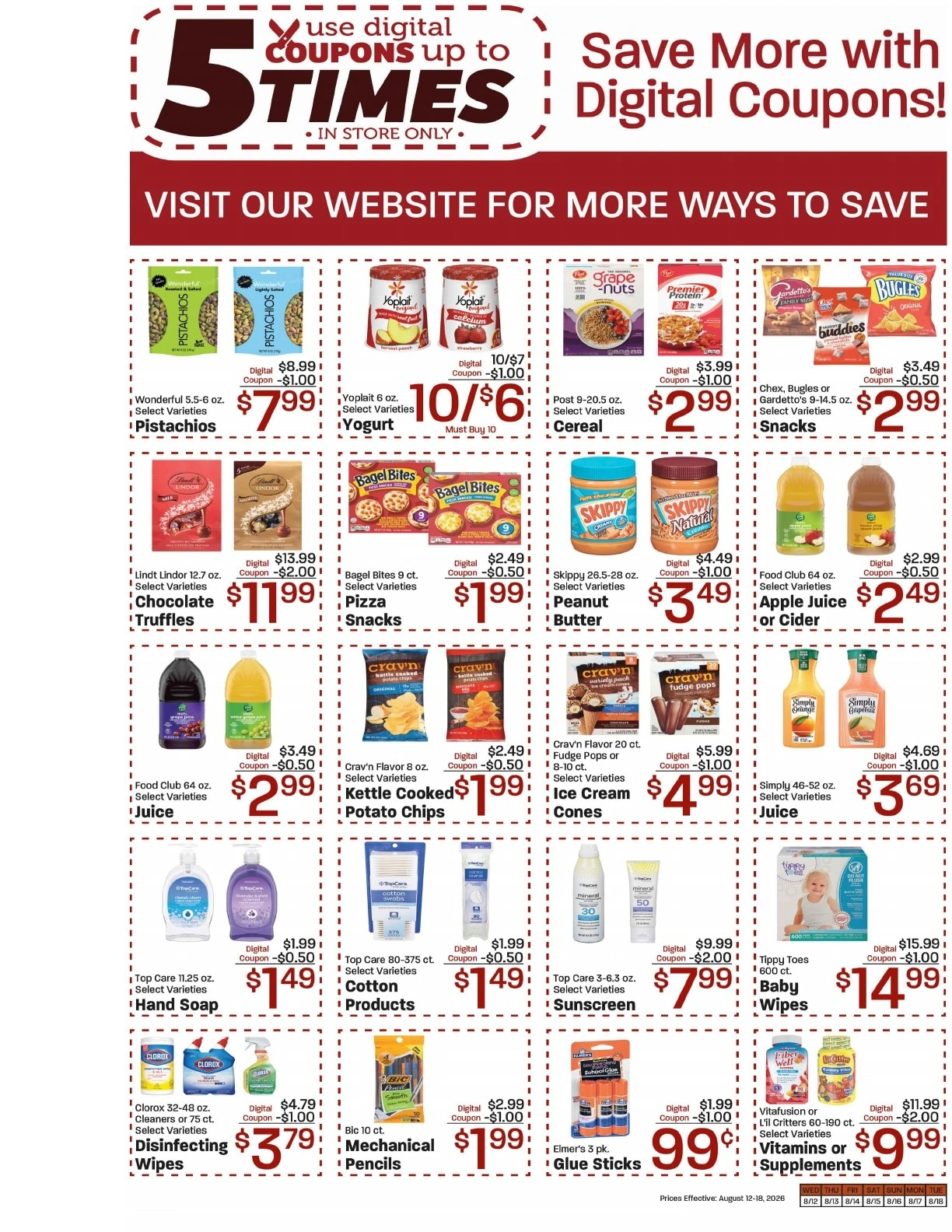 Davis Food & Drug flyer page 6