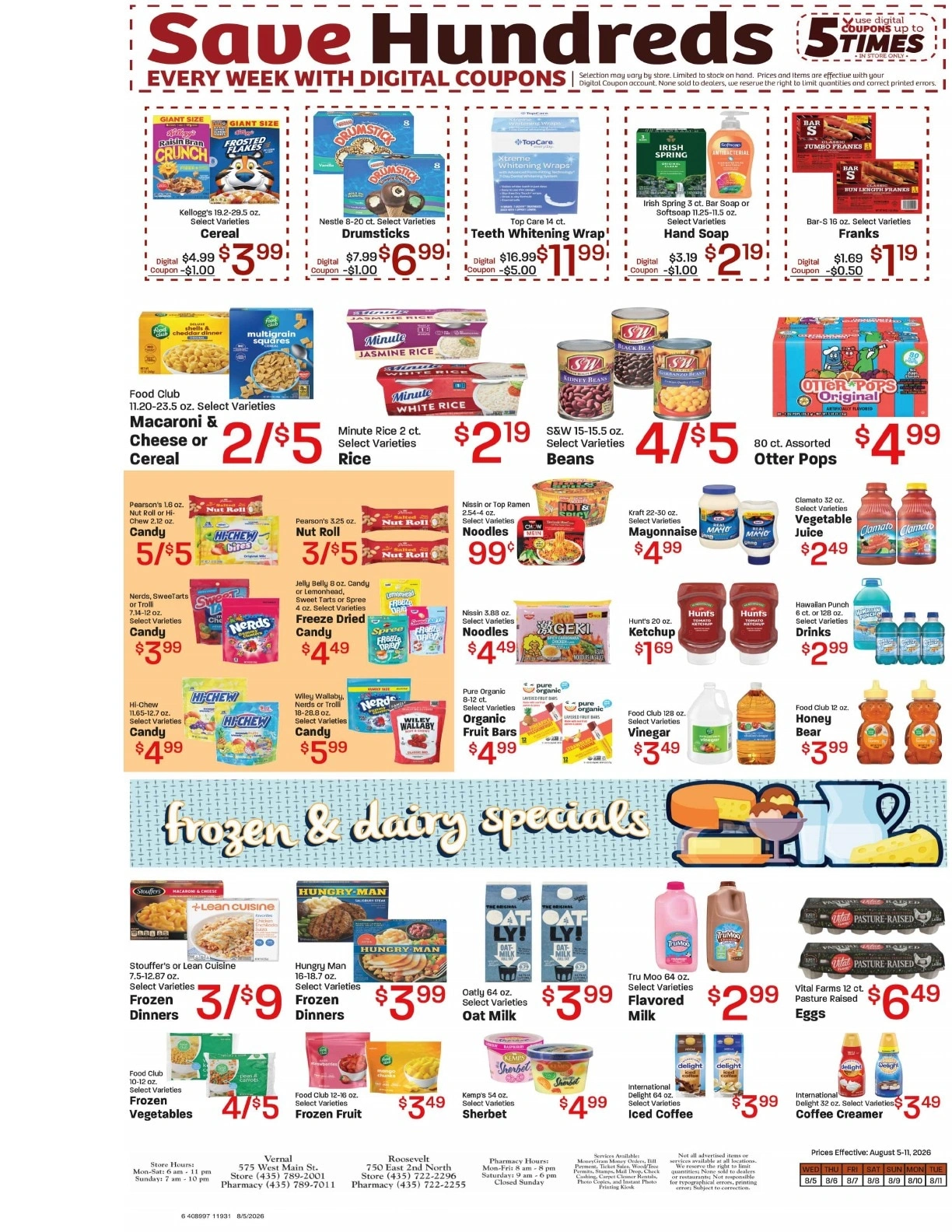 Davis Food & Drug flyer page 6