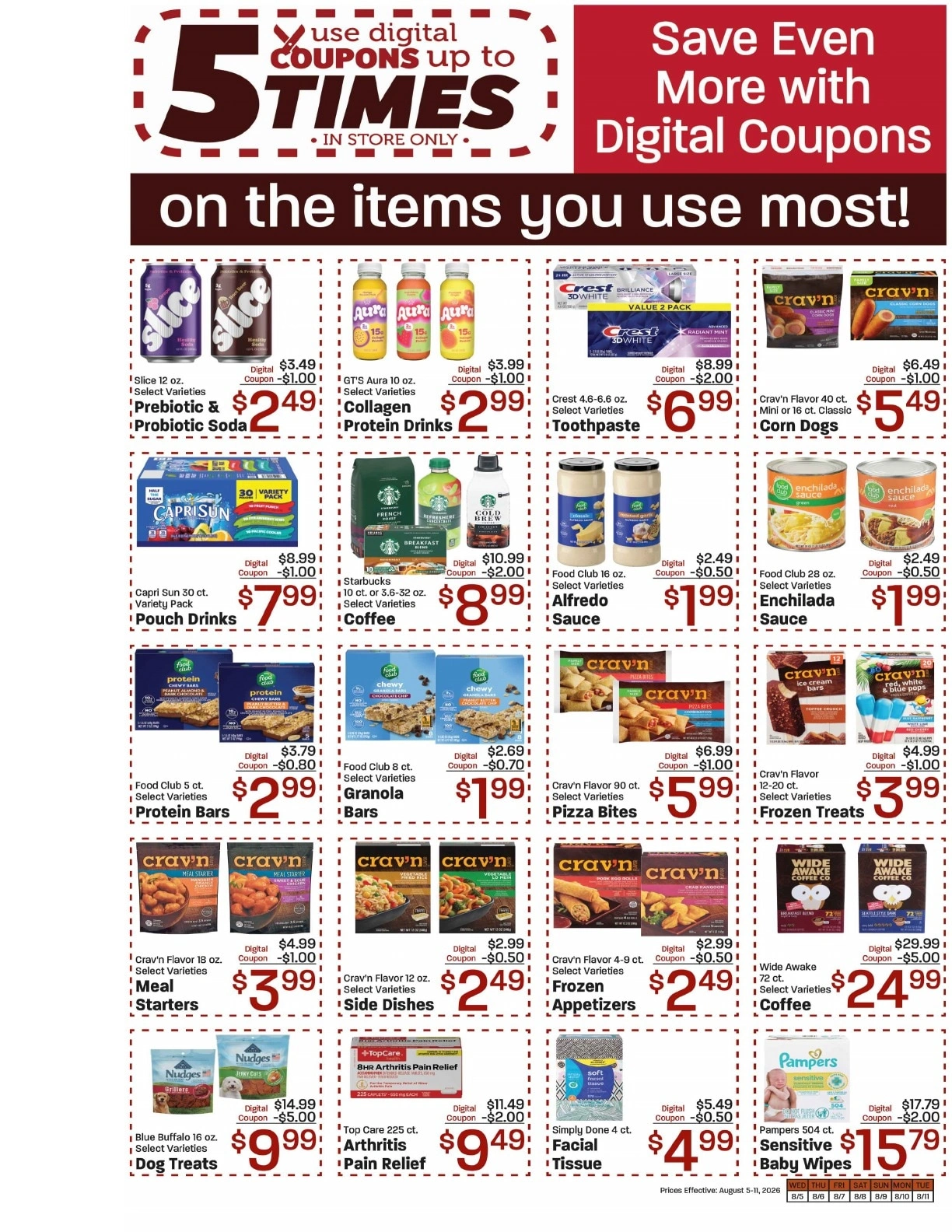 Davis Food & Drug flyer page 8