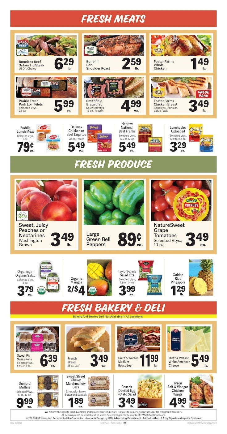 Deer Lodge Valley Foods flyer page 4