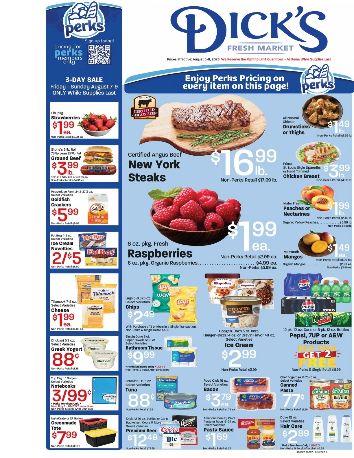 Dick's Market flyer page 1