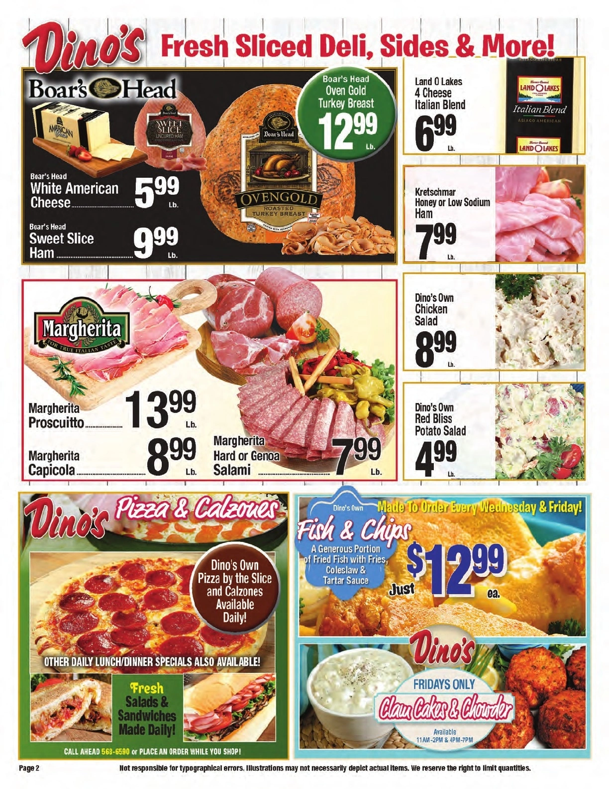 Dino's Park-n-Shop flyer page 2