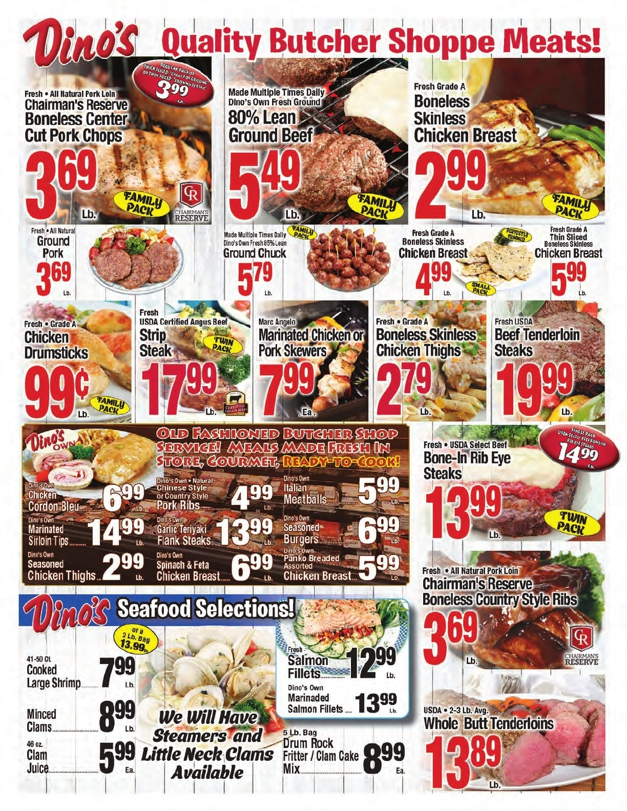 Dino's Park-n-Shop flyer page 3