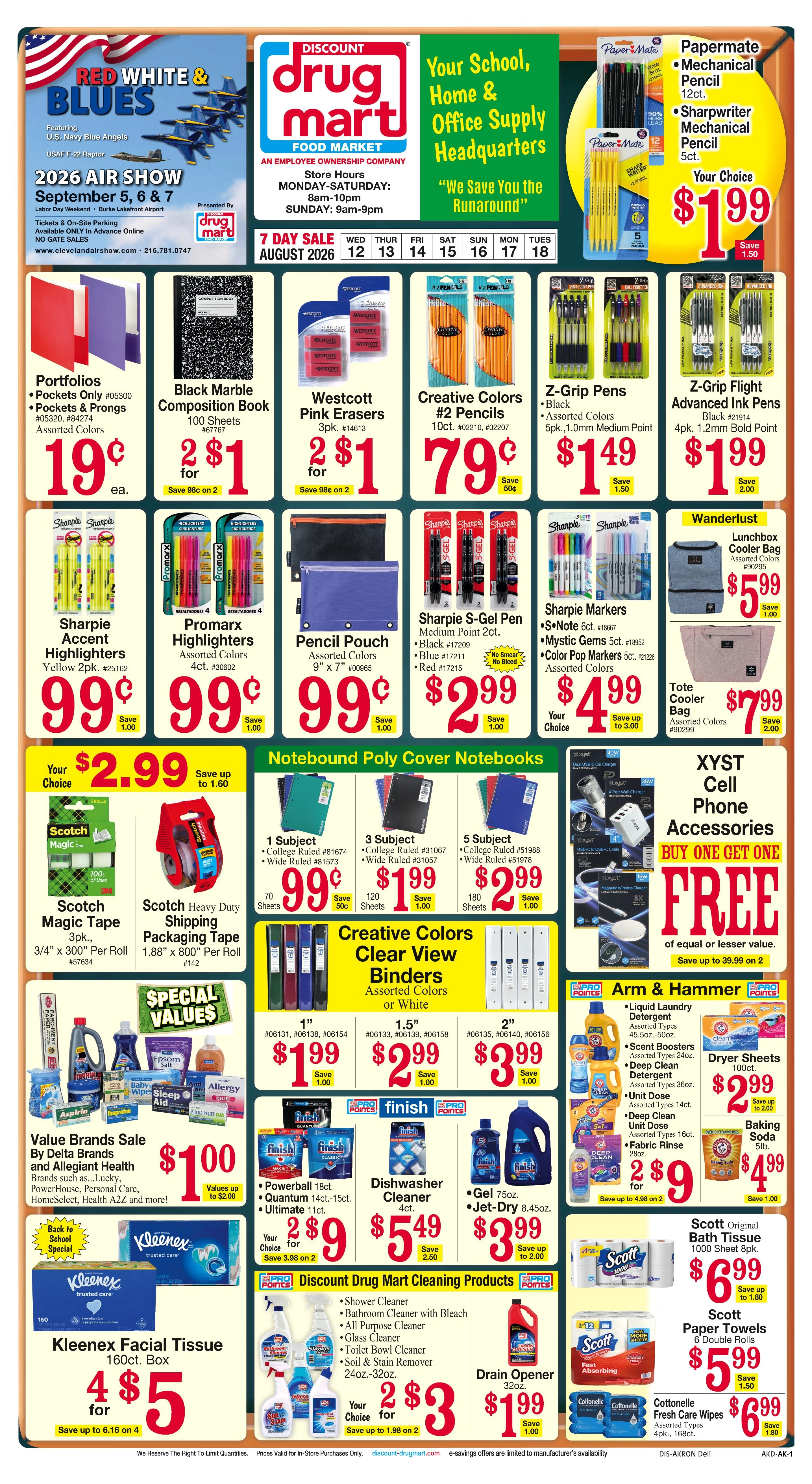 Discount Drug Mart flyer page 1