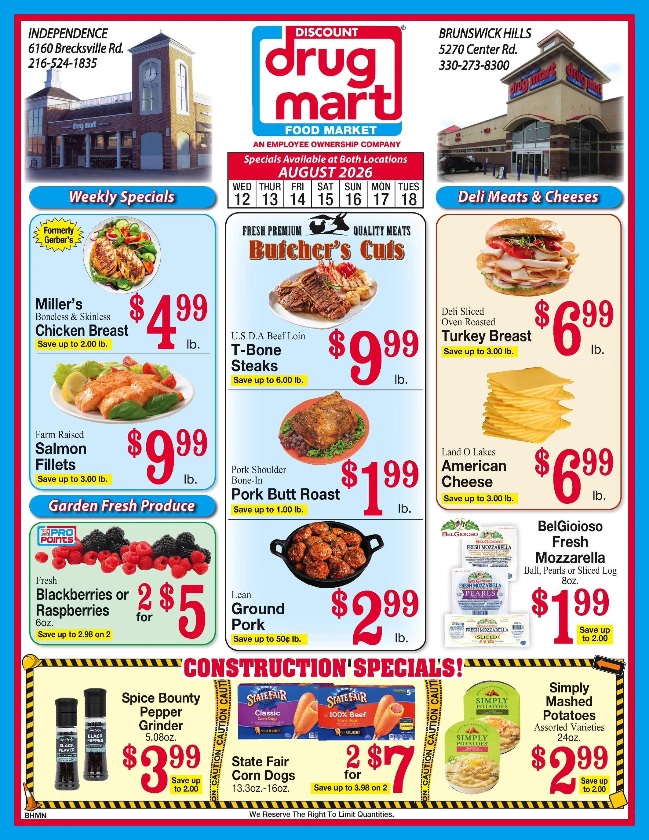 Discount Drug Mart flyer page 1