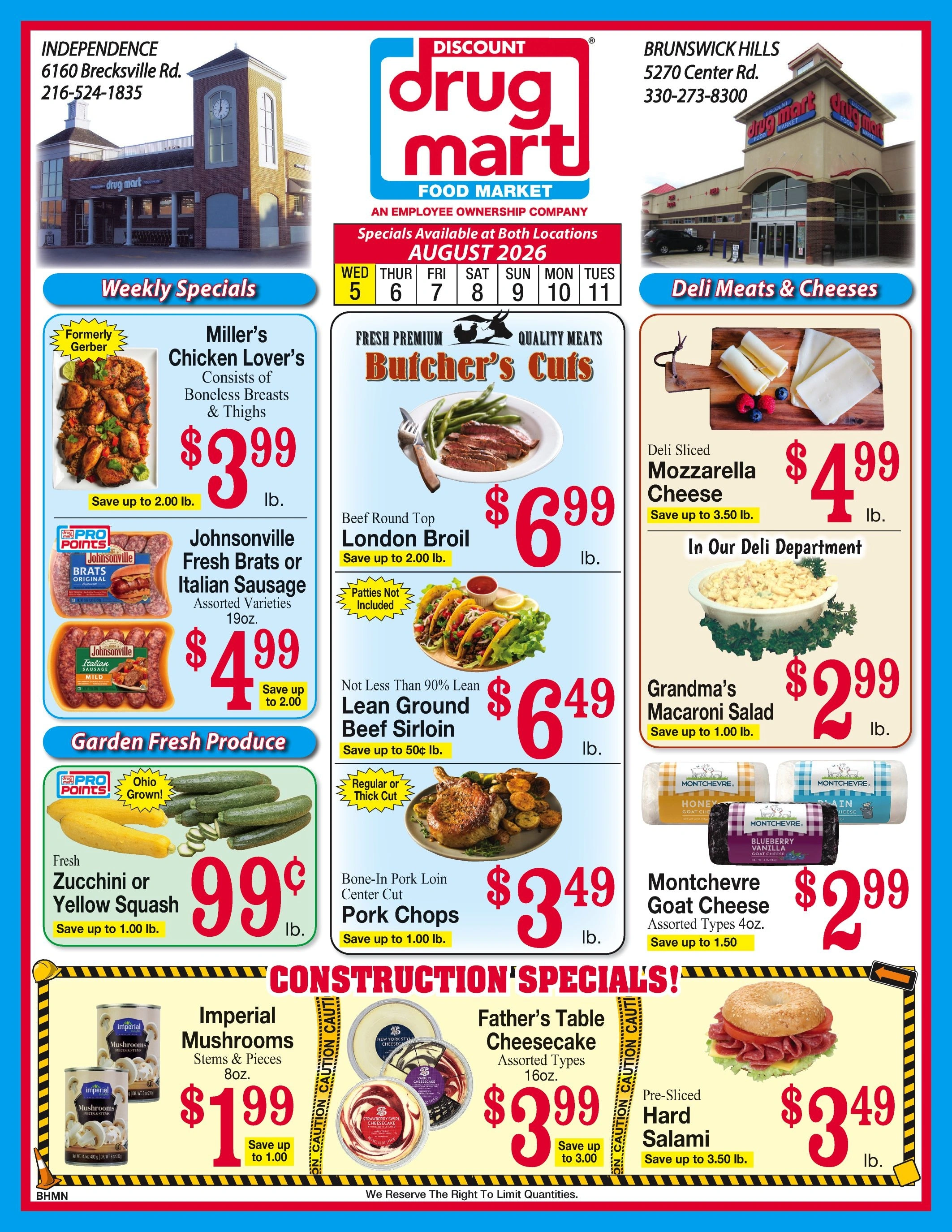 Discount Drug Mart flyer page 1