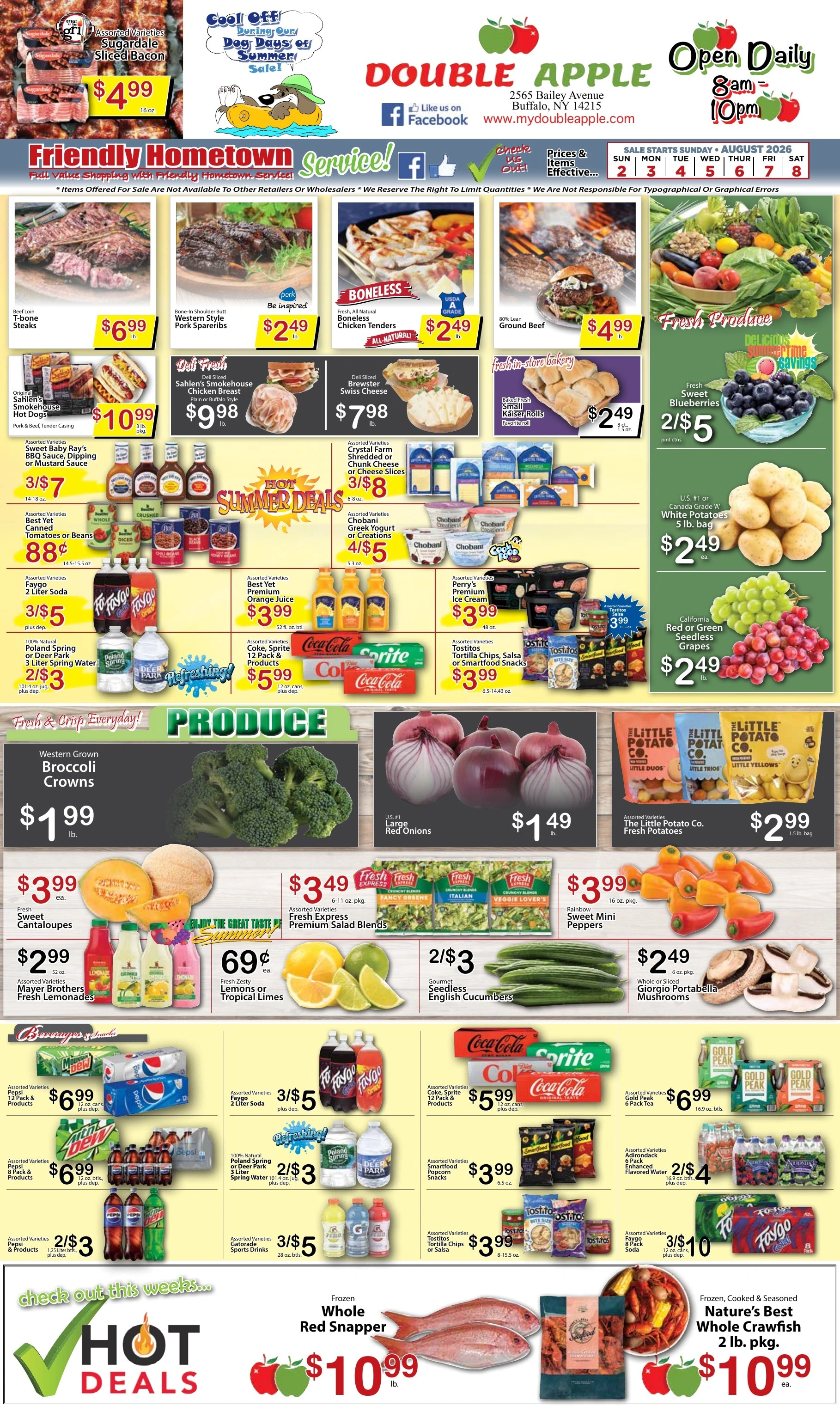 Double Apple flyer page 1
