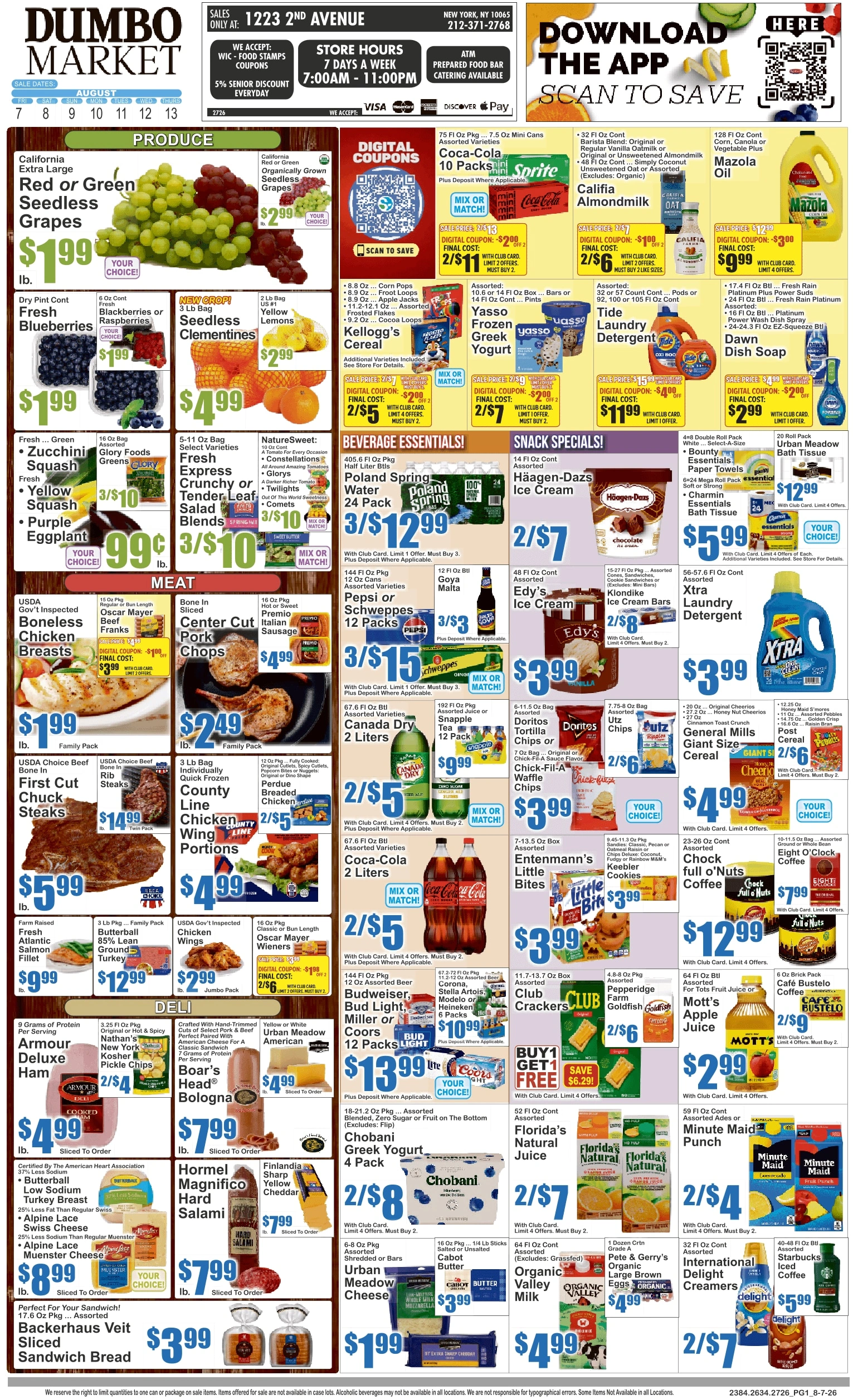 Dumbo Market flyer page 1