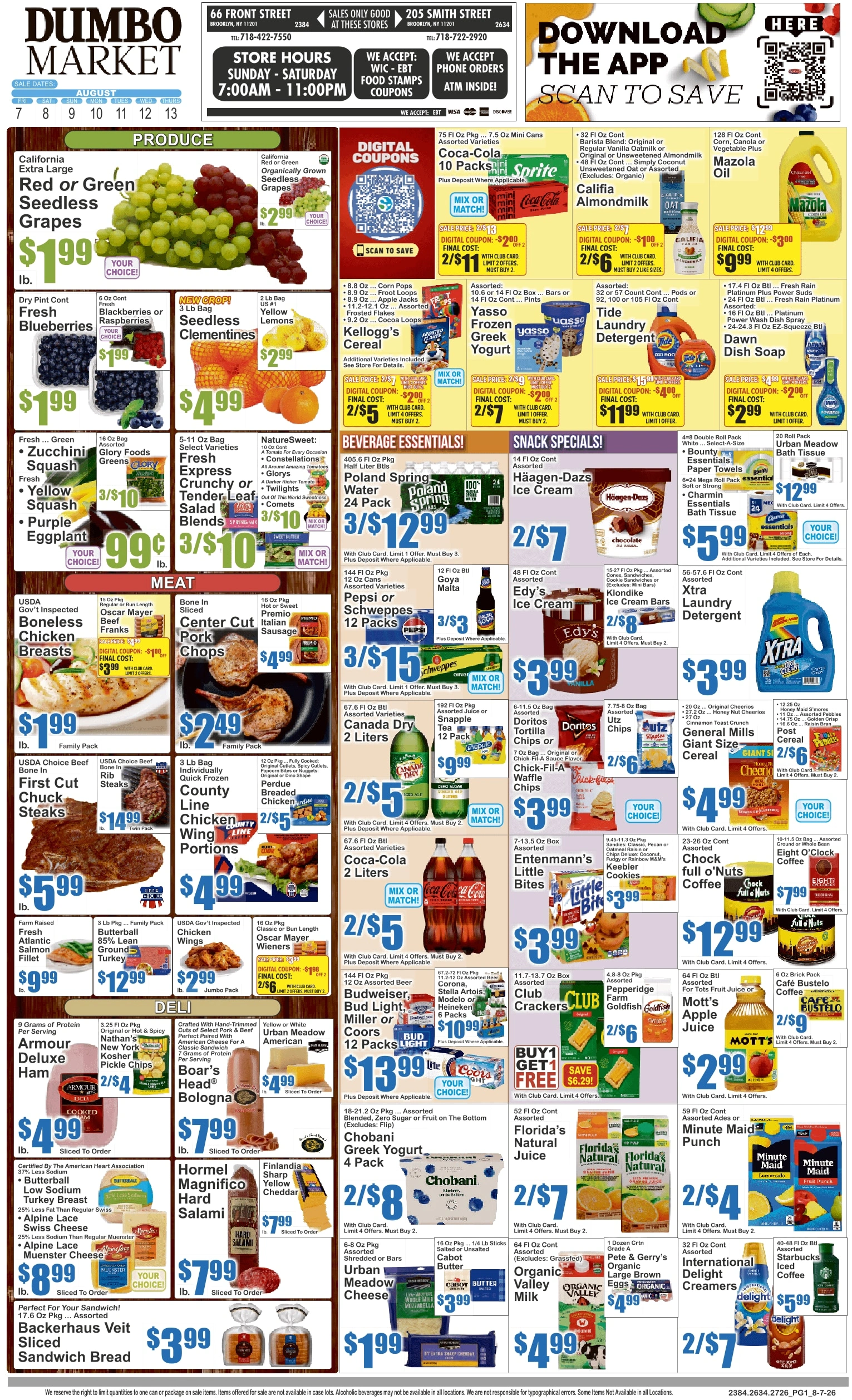 Dumbo Market flyer page 1
